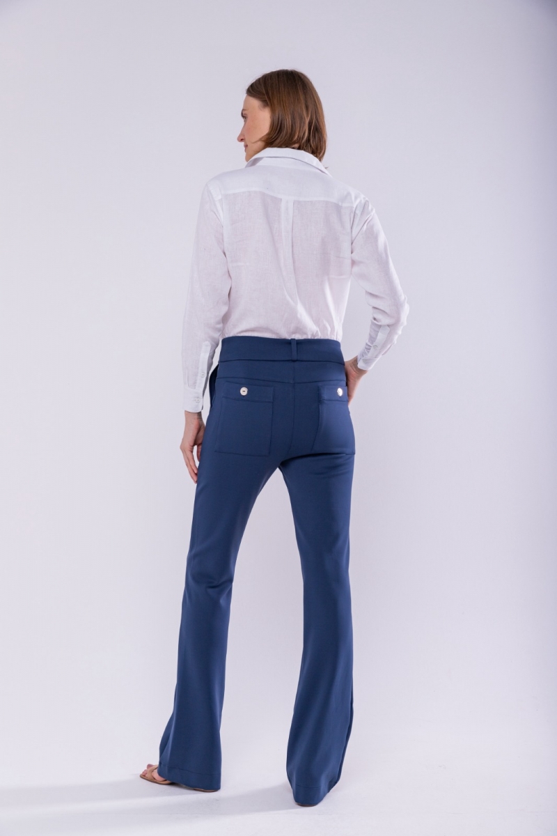 Hidrogênio - INES MARINHO STRAIGHT TROUSERS - 19459004