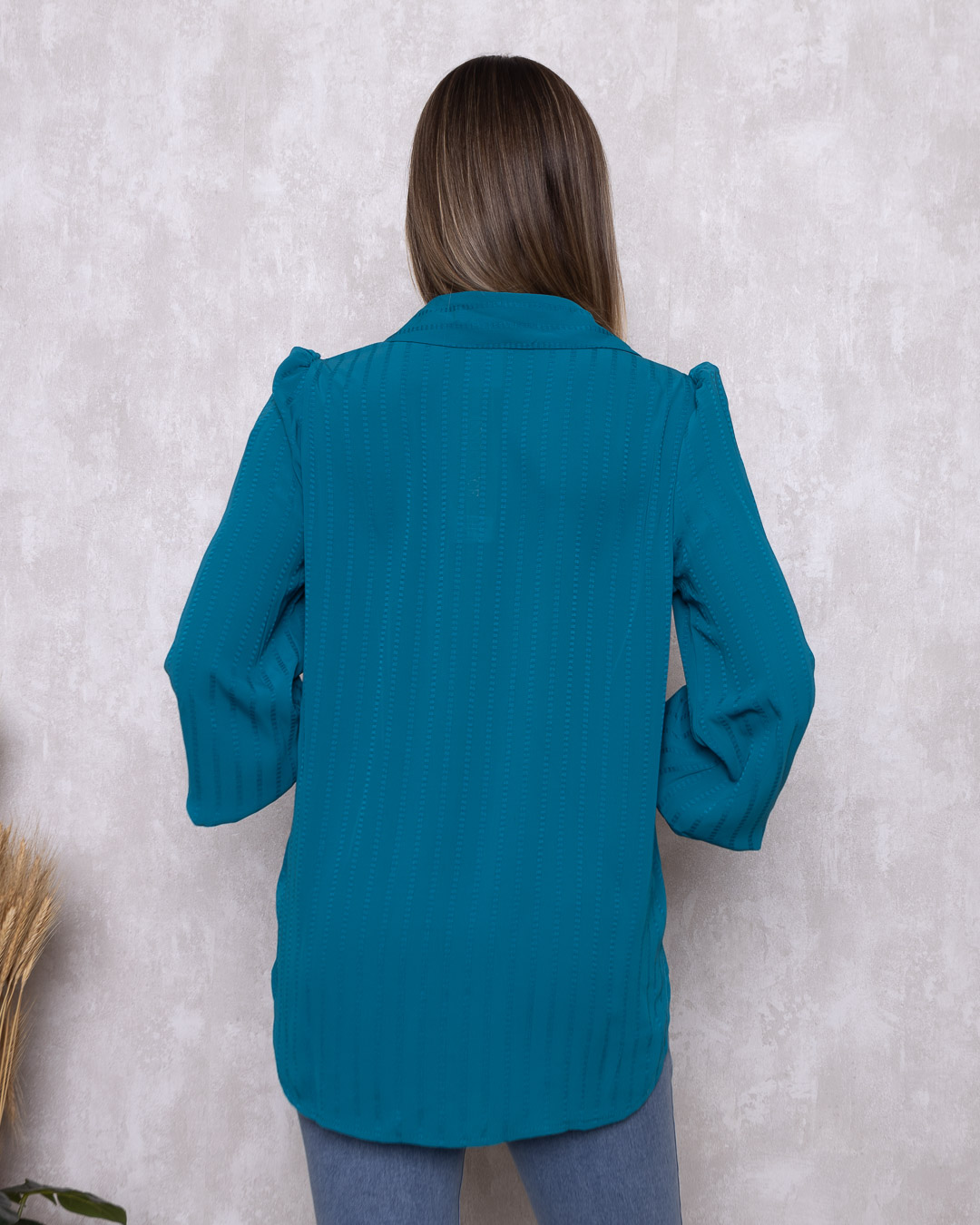 Innocence - Innocence Pleat Shirt Blue - 10871AZUL