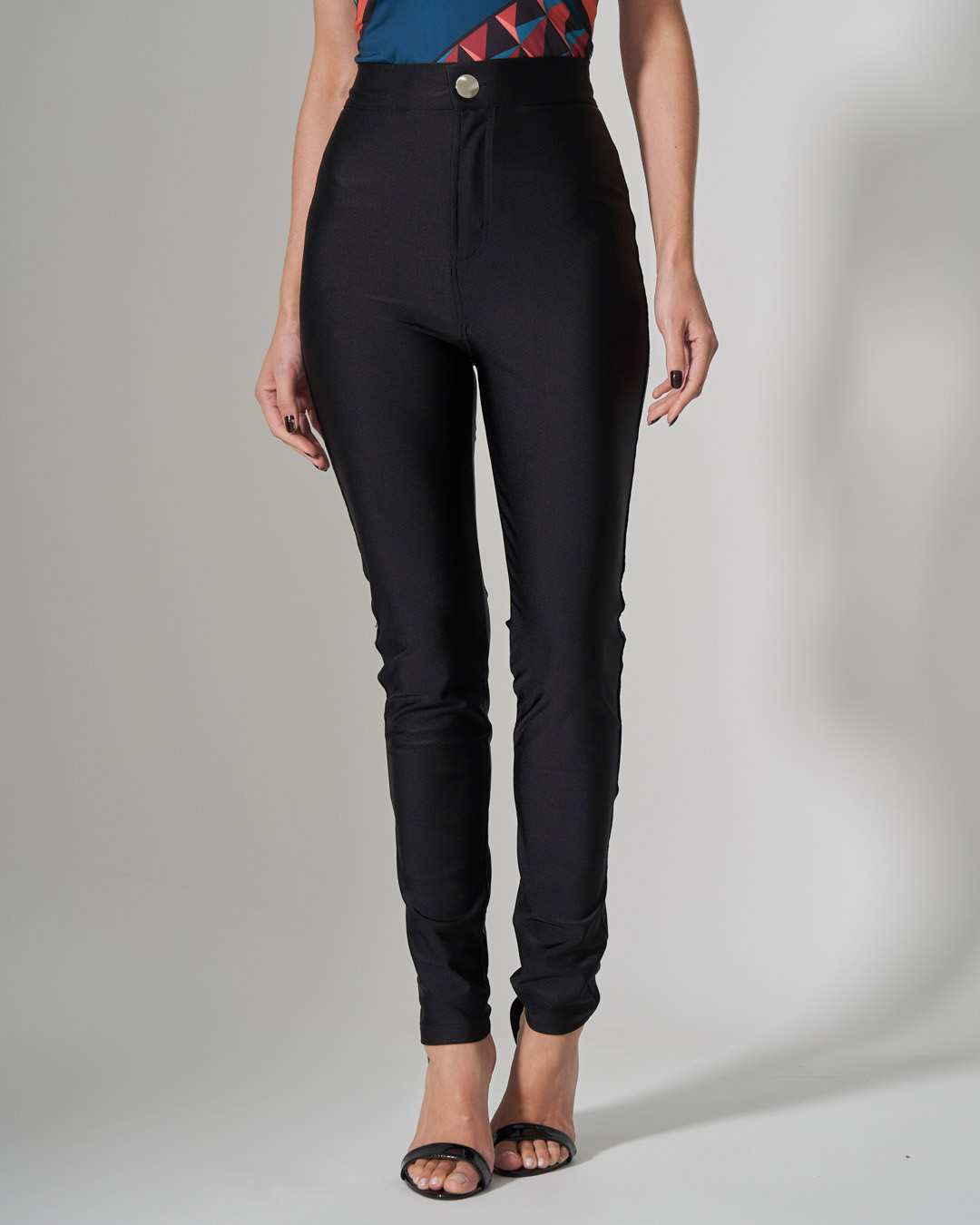 Miss Misses - Miss Misses Skinny Pants by Prada Black - 80080PRETO