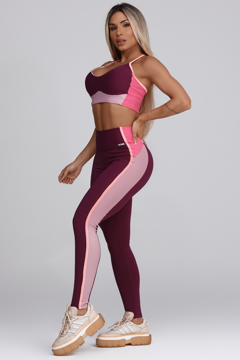 ZNG - SIDEVIEW MALBEC LEGGINGS - CIG764