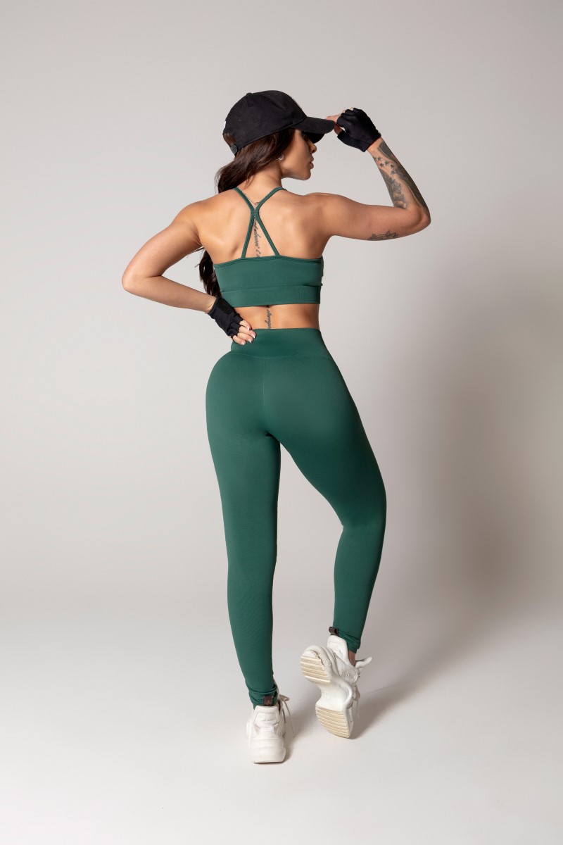 Hipkini - Dark Green Seamless Athleisure Legging - 33330633