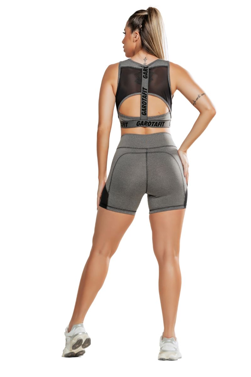 Garotafit - Conjunto Wadi Mescla/ Preto - SCJ122CMA