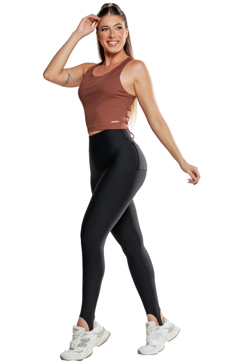 Garotafit - Calça Harp Preta - FUS478A