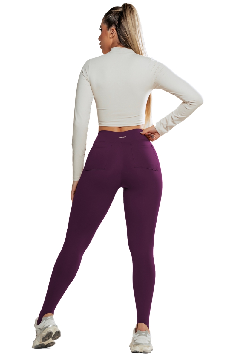 Garotafit - Calça Harp Vinho - FUS478VI