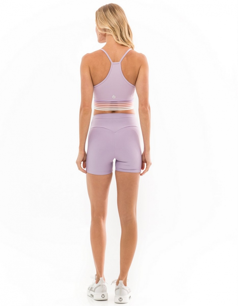 Vestem - Lilac Clover Shorts and Top Set - CJ102.C0023
