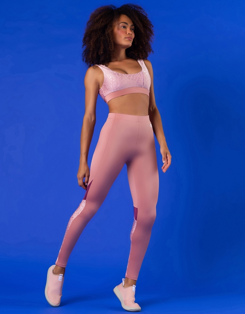 Vestem - Clarissa pink Romance Leggings and Top Set - CJ110.C0243