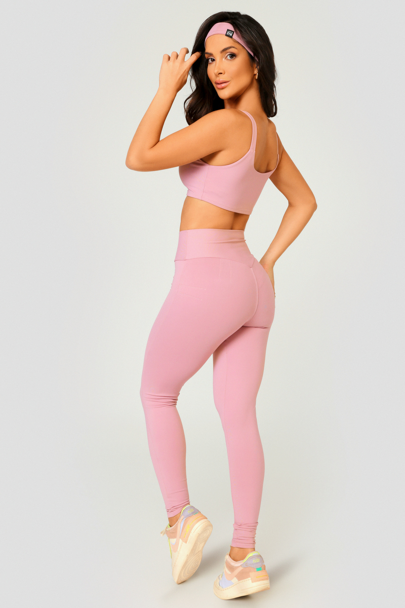 Lets Gym - Legging Basic Colors Rose - 1713ERS