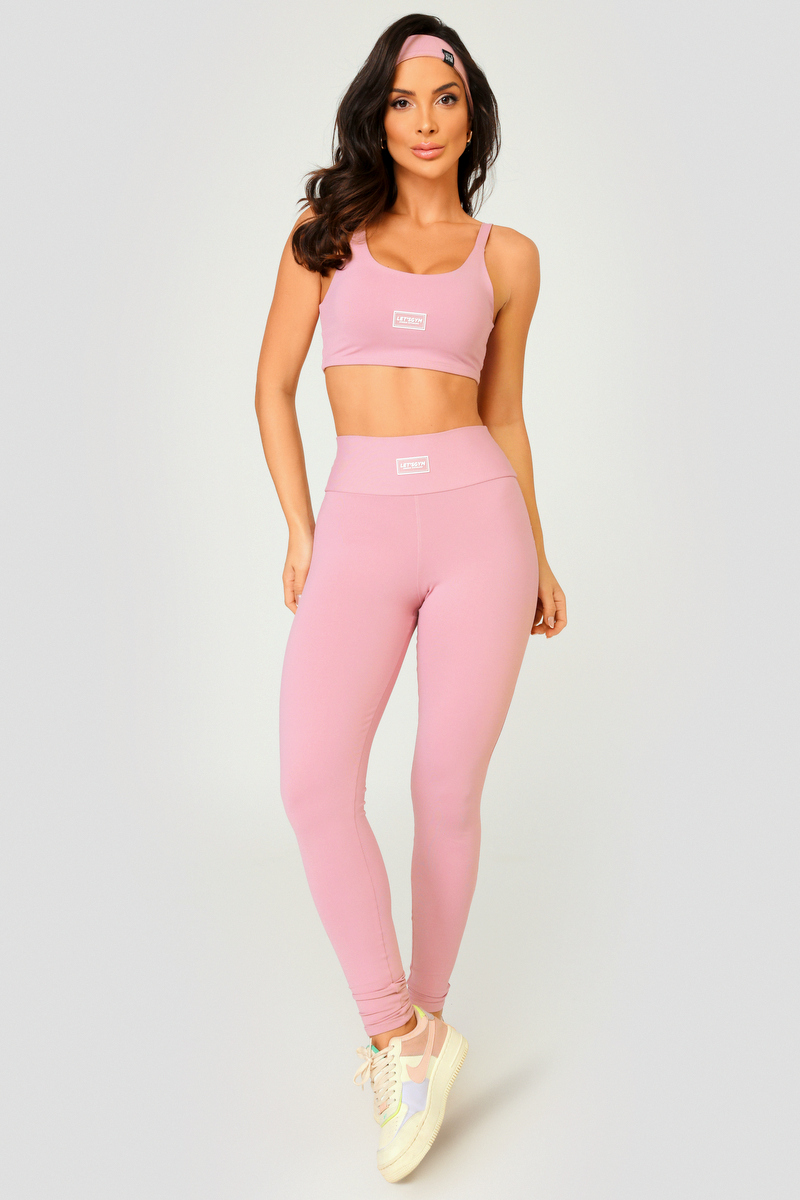 Lets Gym - Legging Basic Colors Rose - 1713ERS