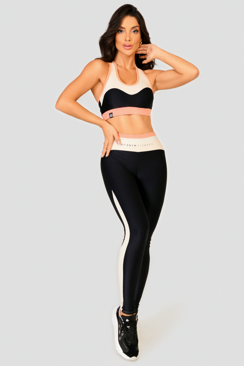 Lets Gym - Legging Details Preto - 2459PT