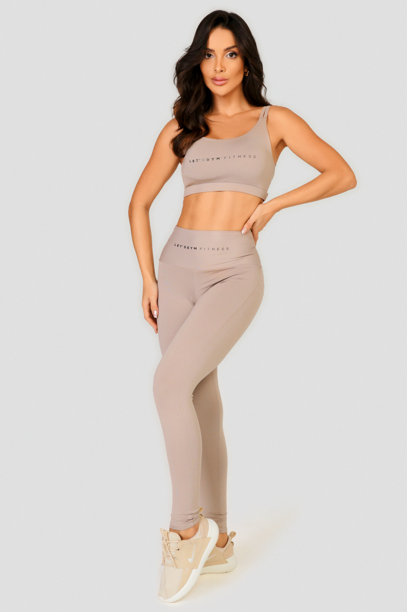 Lets Gym - Basic Curve Mocaccino Legging - 2463MOC