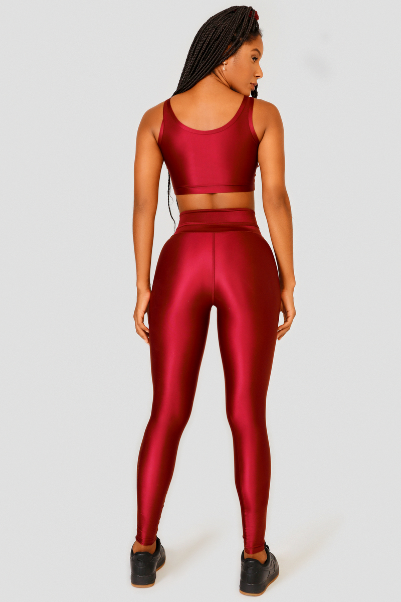 Lets Gym - Legging Status Vermelho Rubi - 2454VMR