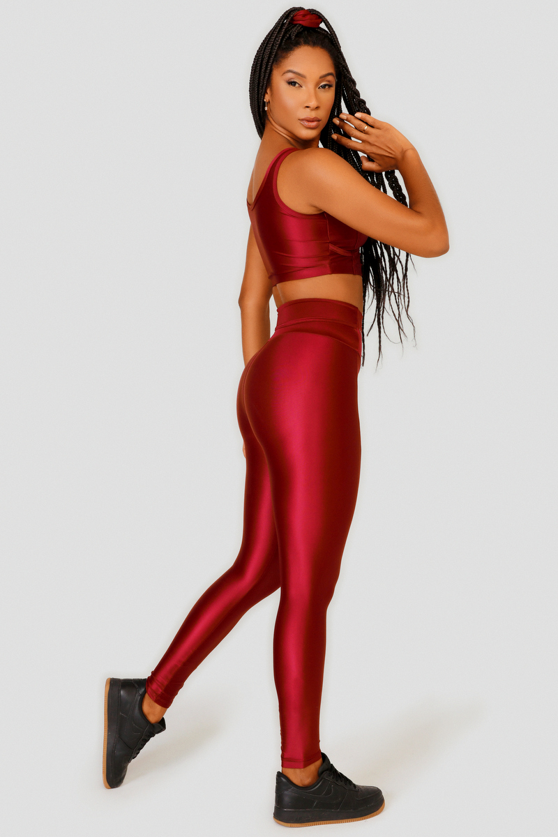 Lets Gym - Legging Status Vermelho Rubi - 2454VMR