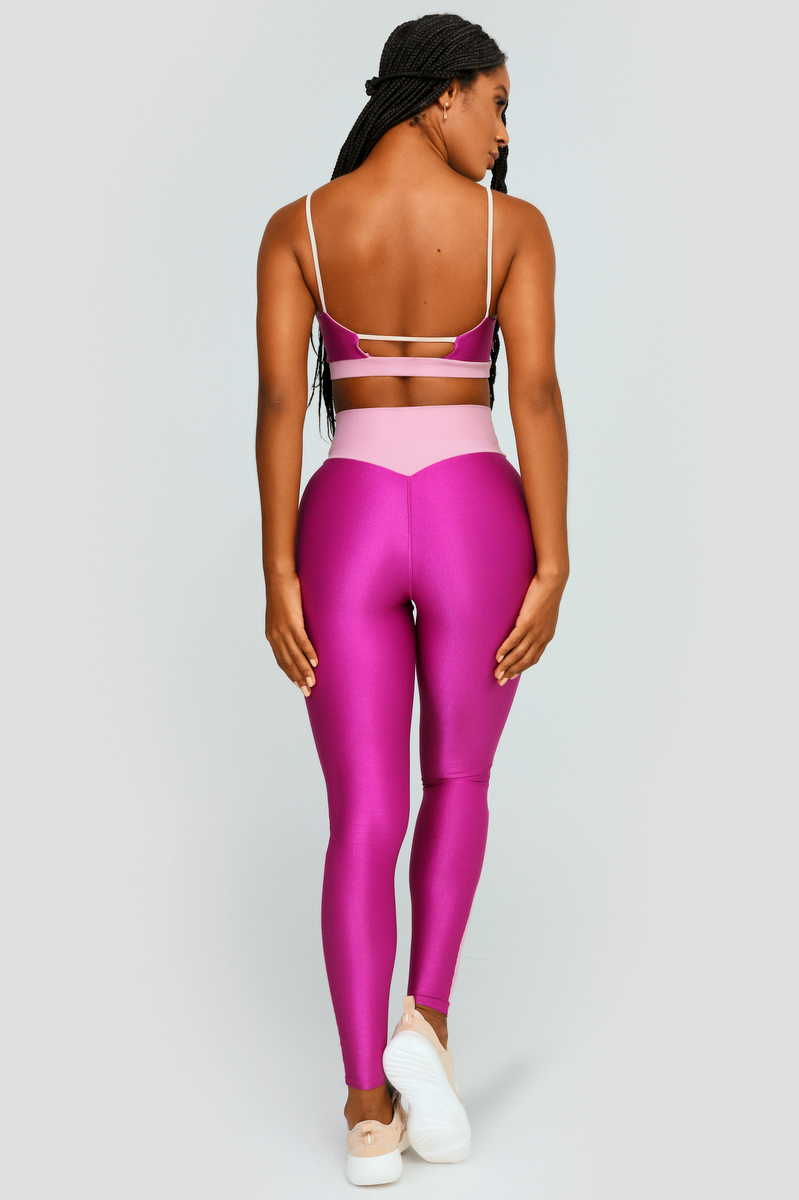 Lets Gym - Violet Success Legging - 2466VT