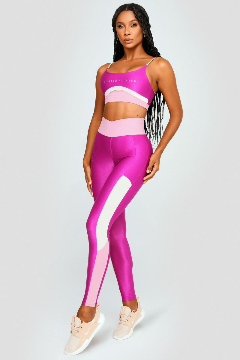 Lets Gym - Violet Success Legging - 2466VT