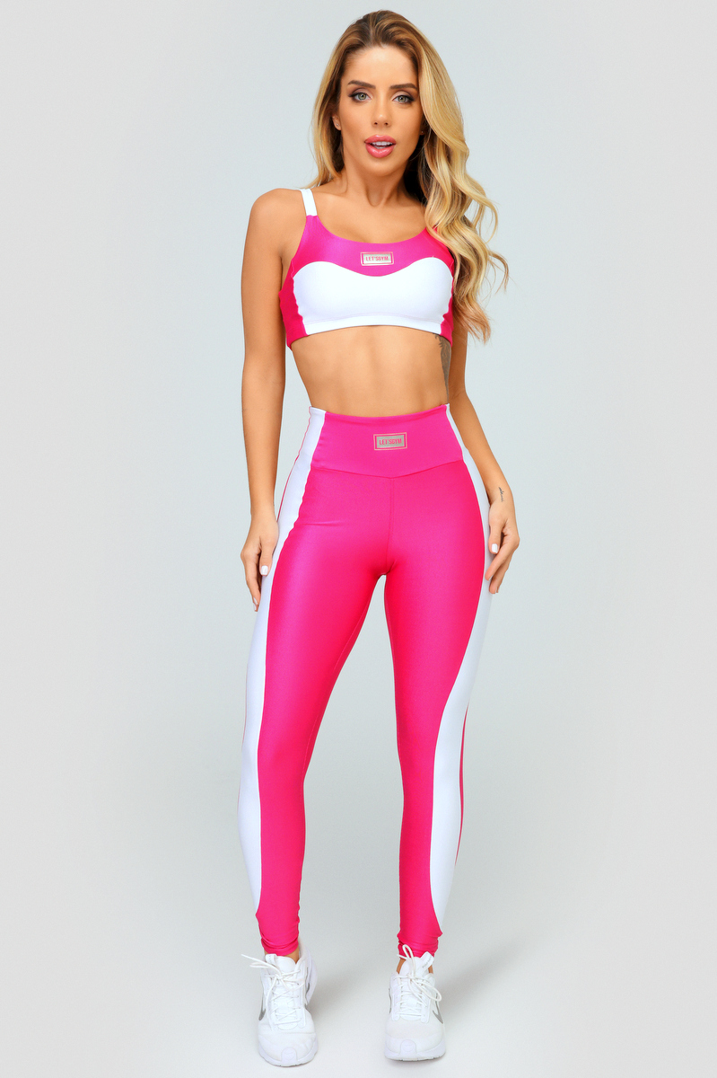 Lets Gym - Innovate Pink Pink Legging - 2450RP