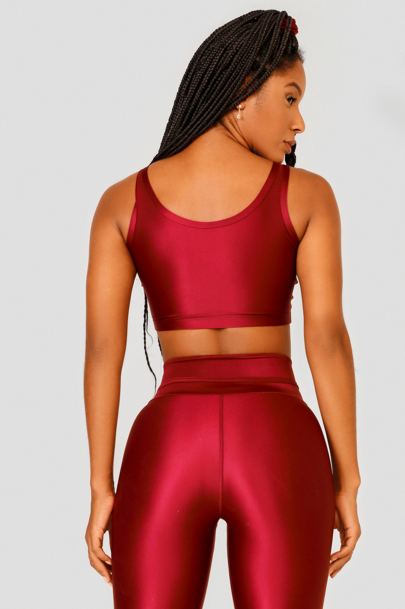 Lets Gym - Top Status Vermelho Rubi - 2453VMR