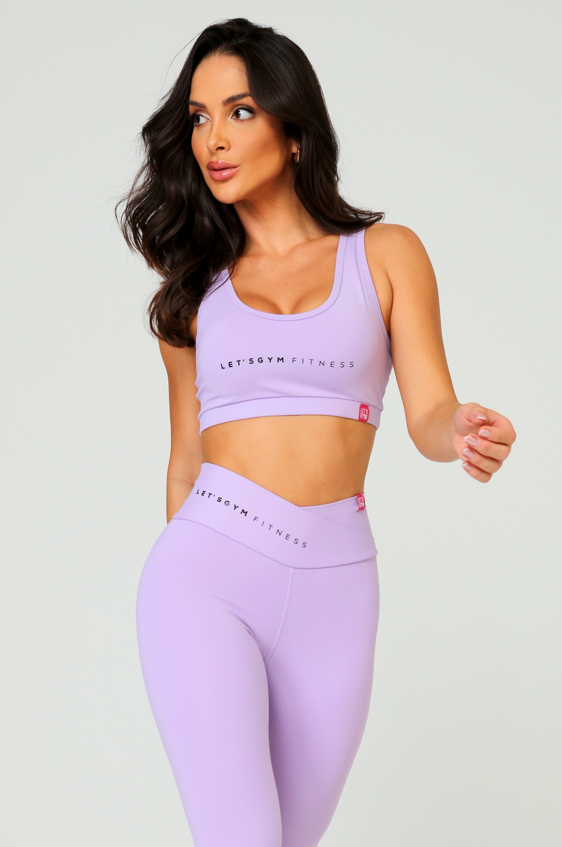 Lets Gym - Top Candy Lílas - 2304LS