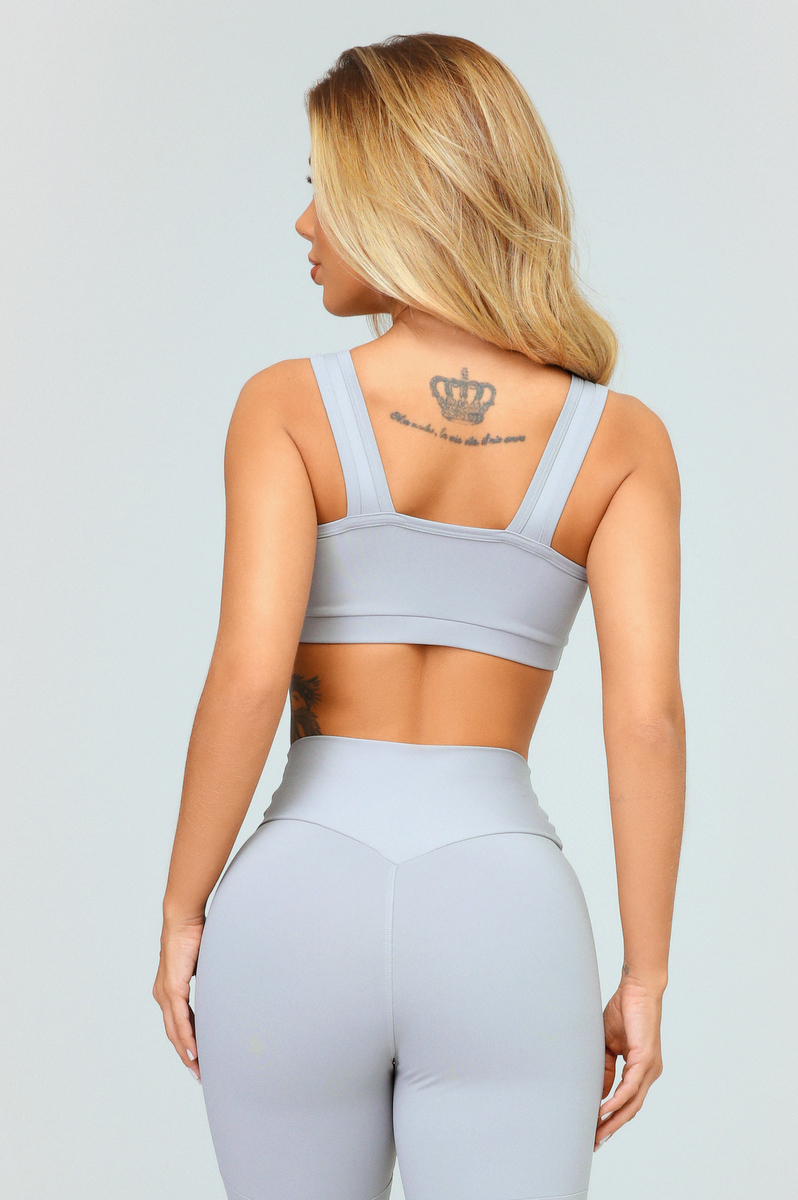 Lets Gym - Light Gray Candy Top - 2304CZC