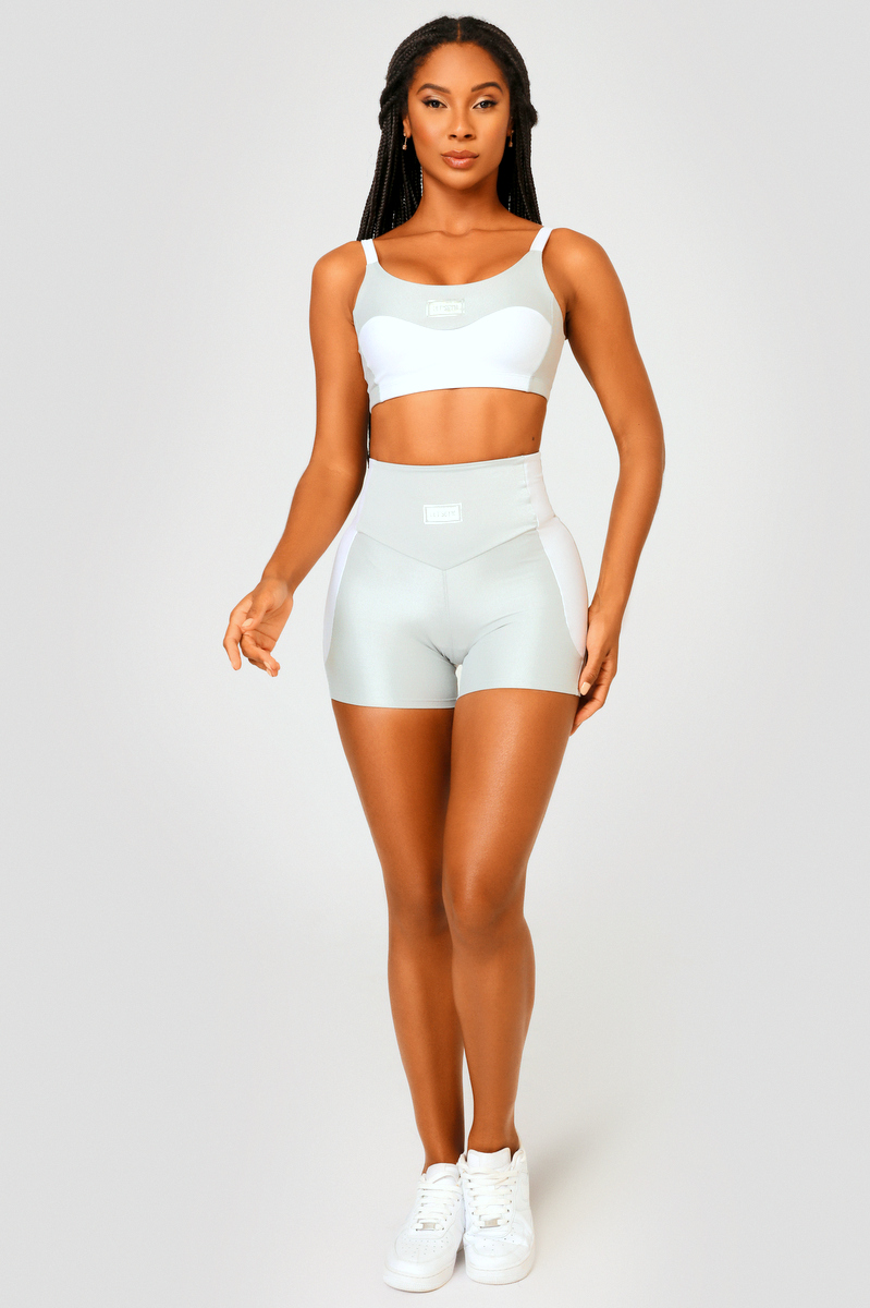 Lets Gym - Short Inovate Silver - 2451PR