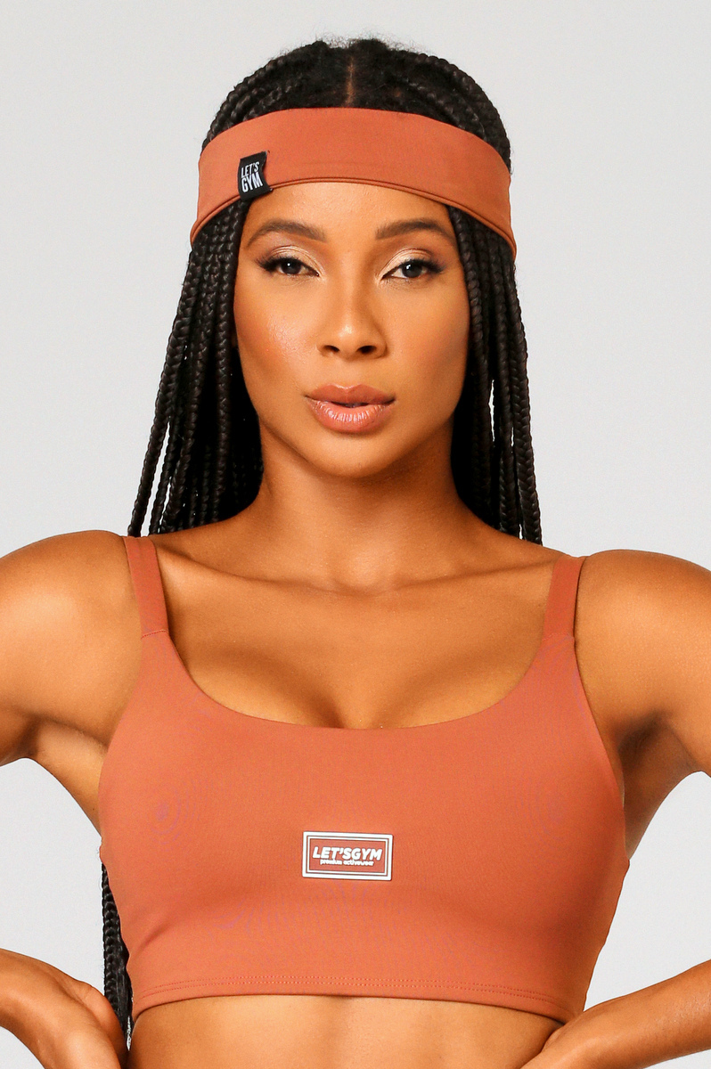 Lets Gym - Head Band Basic Colors Cappuccino - 2273CP