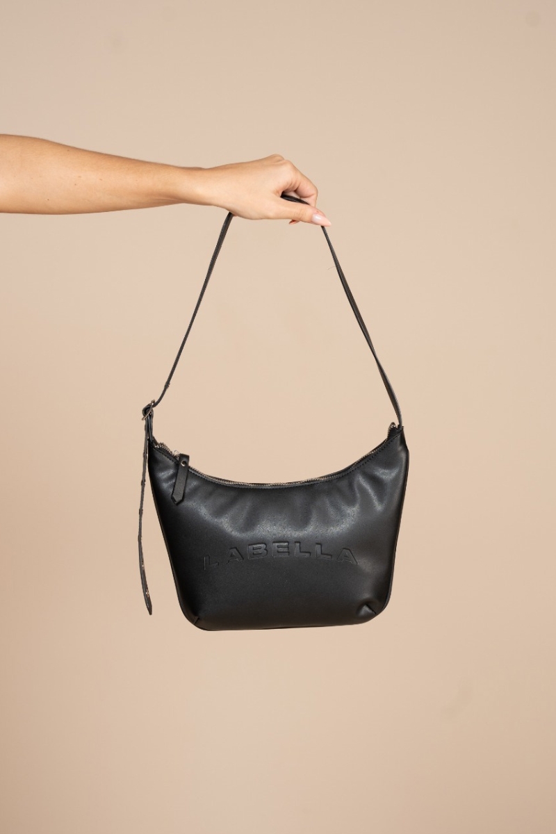 Labellamafia - Labellamafia Black Relief Hand Bag - 0124053