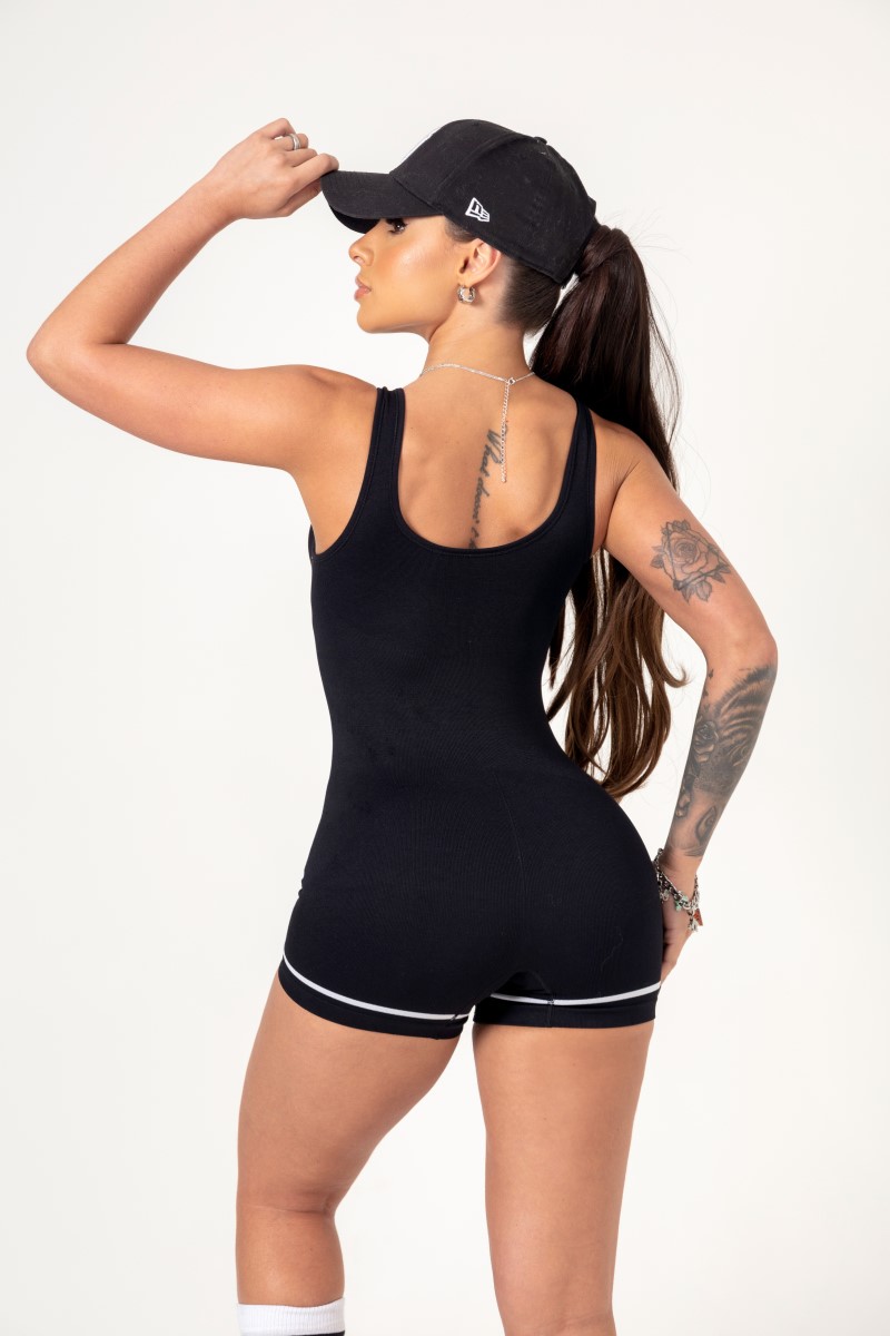 Hipkini - Favorite Seamless Black Romper - 33330715