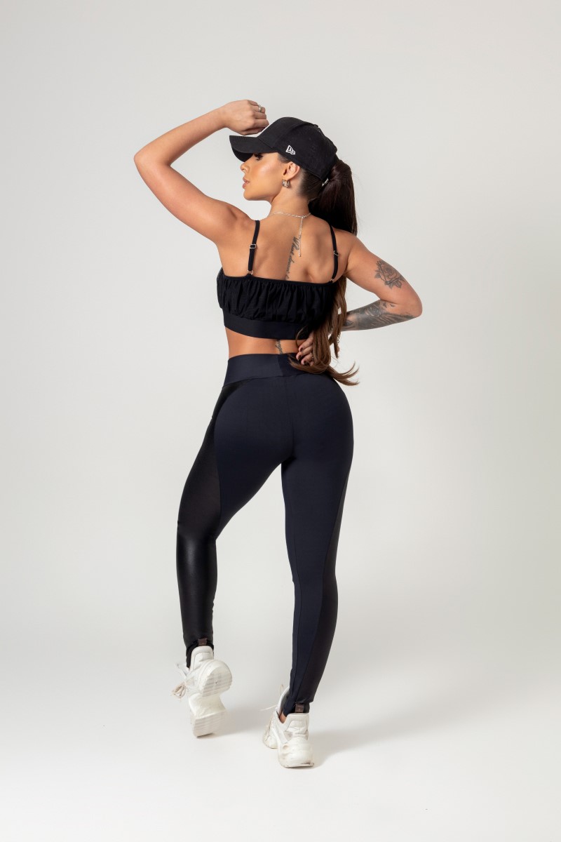 Hipkini - Black Favorite Legging with Rubberized Label - 33330645