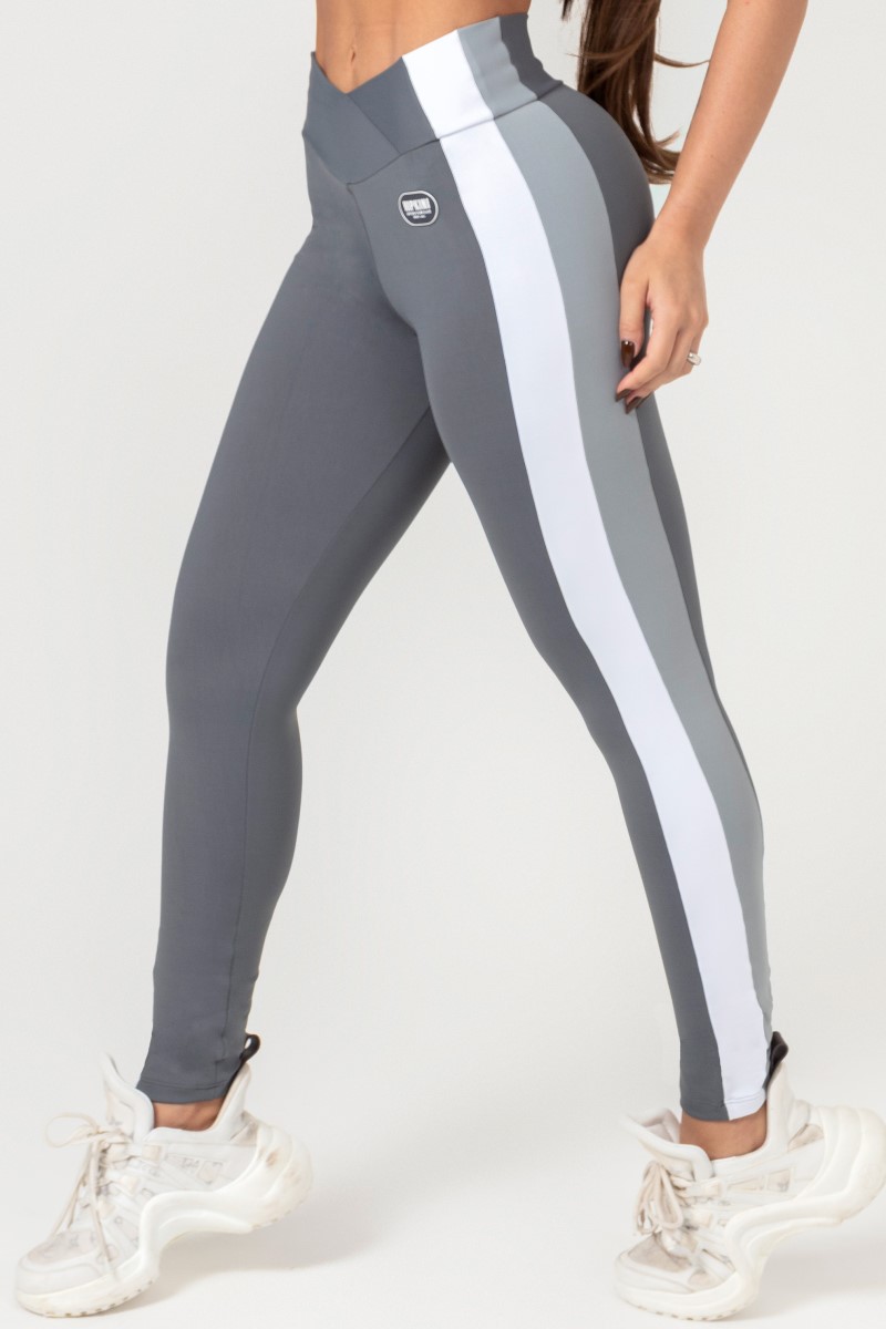 Hipkini - Dark Gray Favorite Legging with Rubberized Label - 33330651