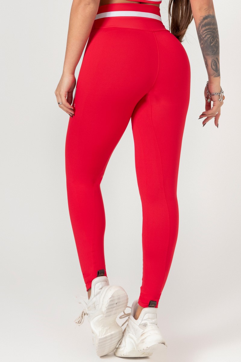 Hipkini - Red Favorite Legging with Silk on the Side - 33330663