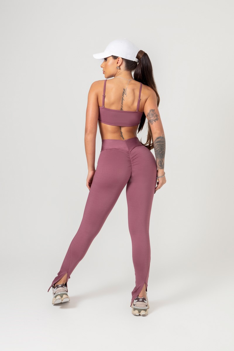 Hipkini - Matte Pink Favorite Top with Removable Straps - 33330658