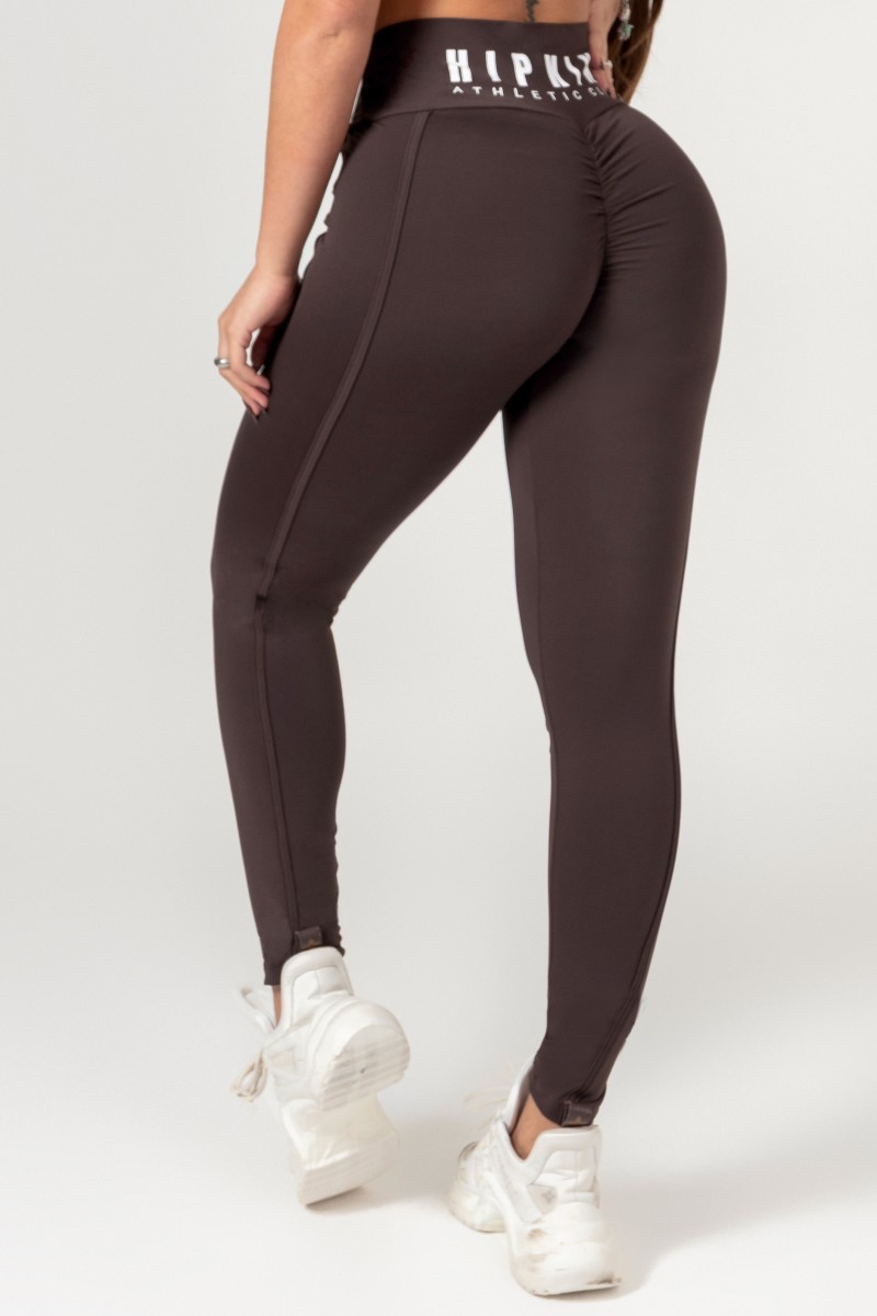 Hipkini - Favorite Coffee Legging with Silk - 33330655