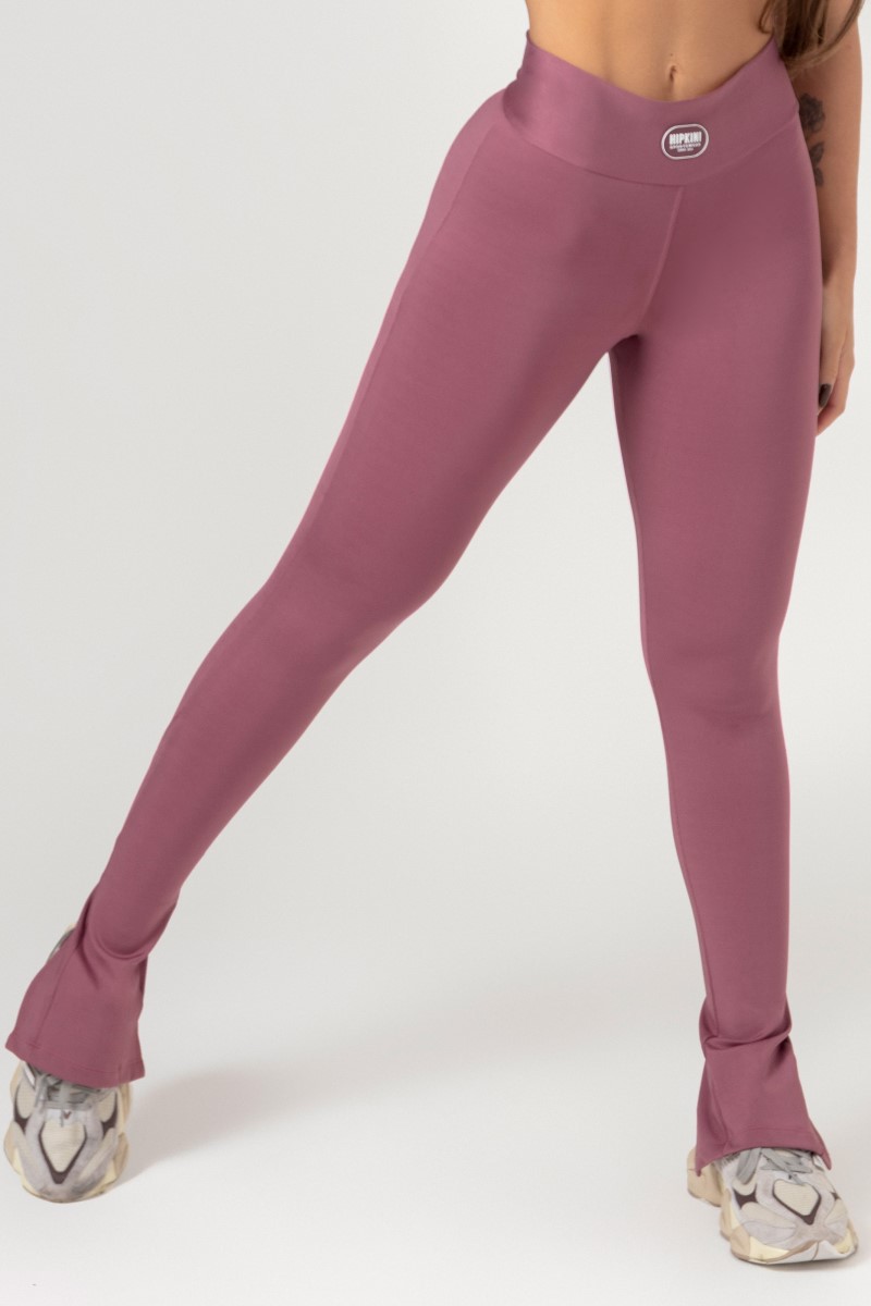 Hipkini - Favorite Matte Pink Legging with Rubberized Label - 33330659