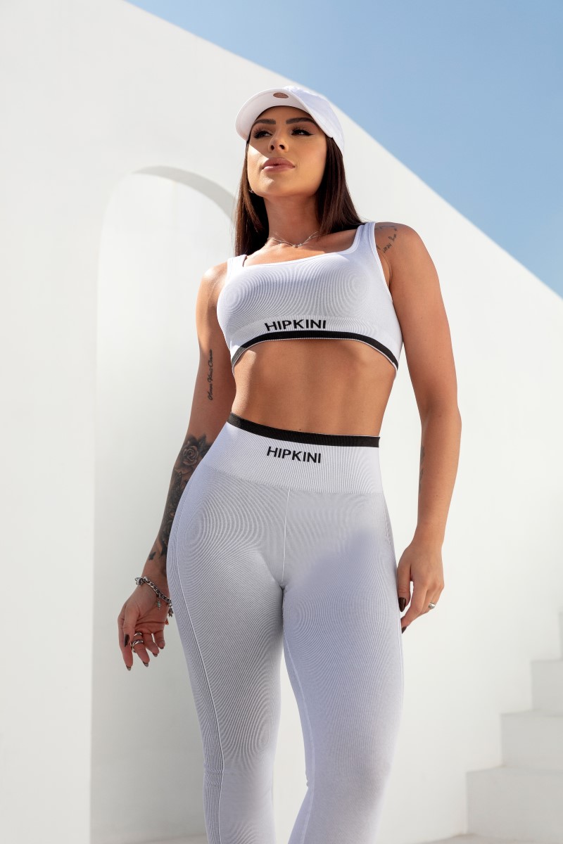 Hipkini - White Favorite Seamless Legging - 33330714