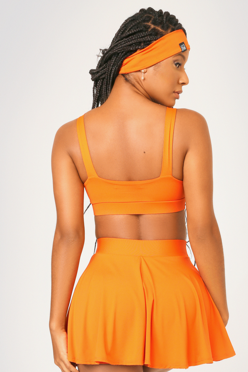 Lets Gym - Orange Sunset Top - 2474LJ