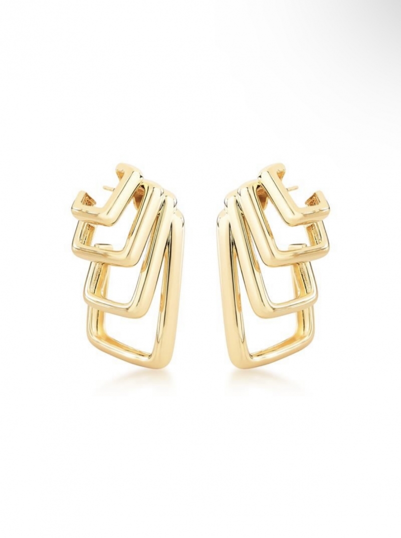 Mikabe - Quadruple Rectangular Earring - MK1779