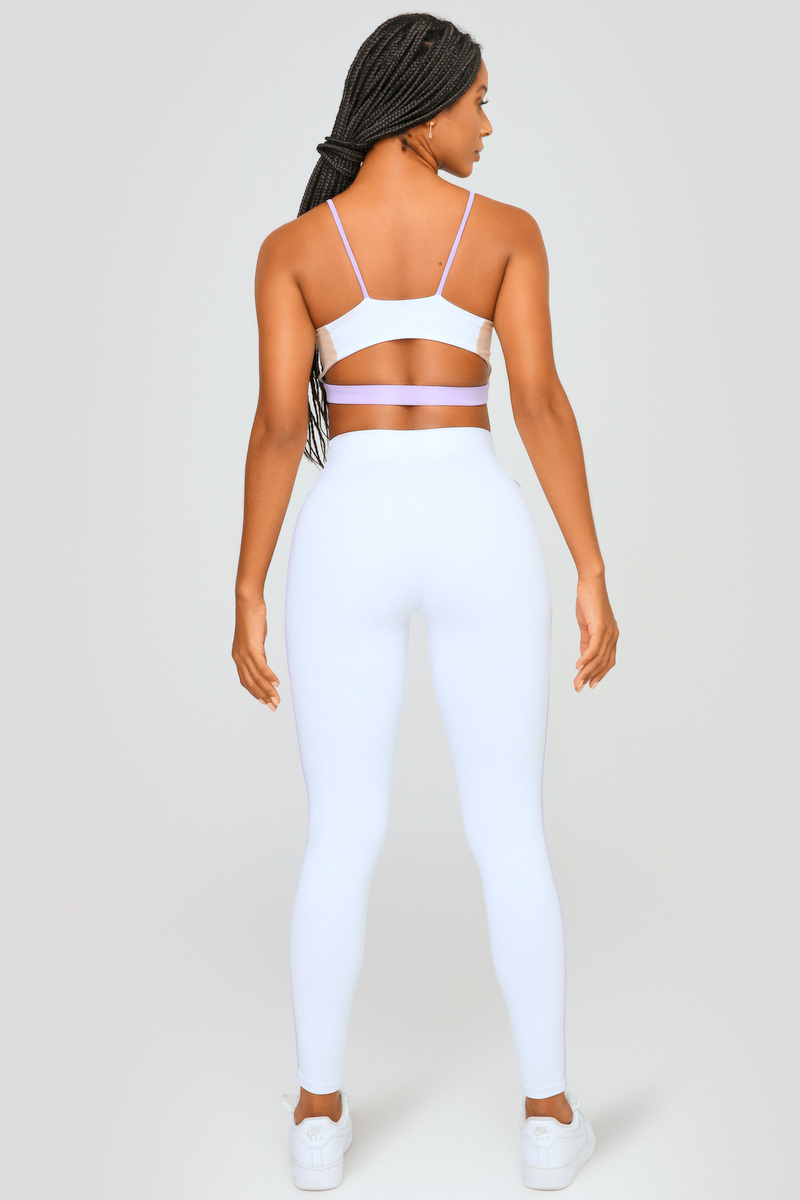 Lets Gym - White Adapt Leggings - 2461BR