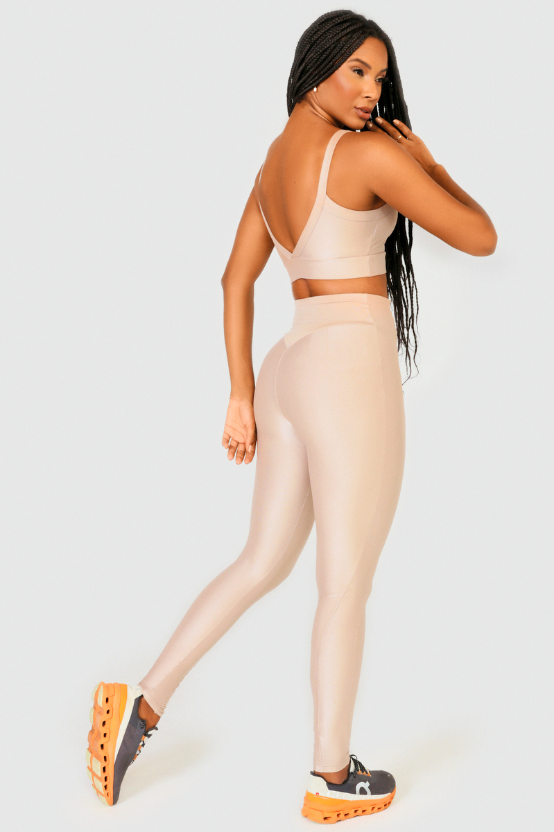 Lets Gym - Bright Nude Leggings - 2142BND