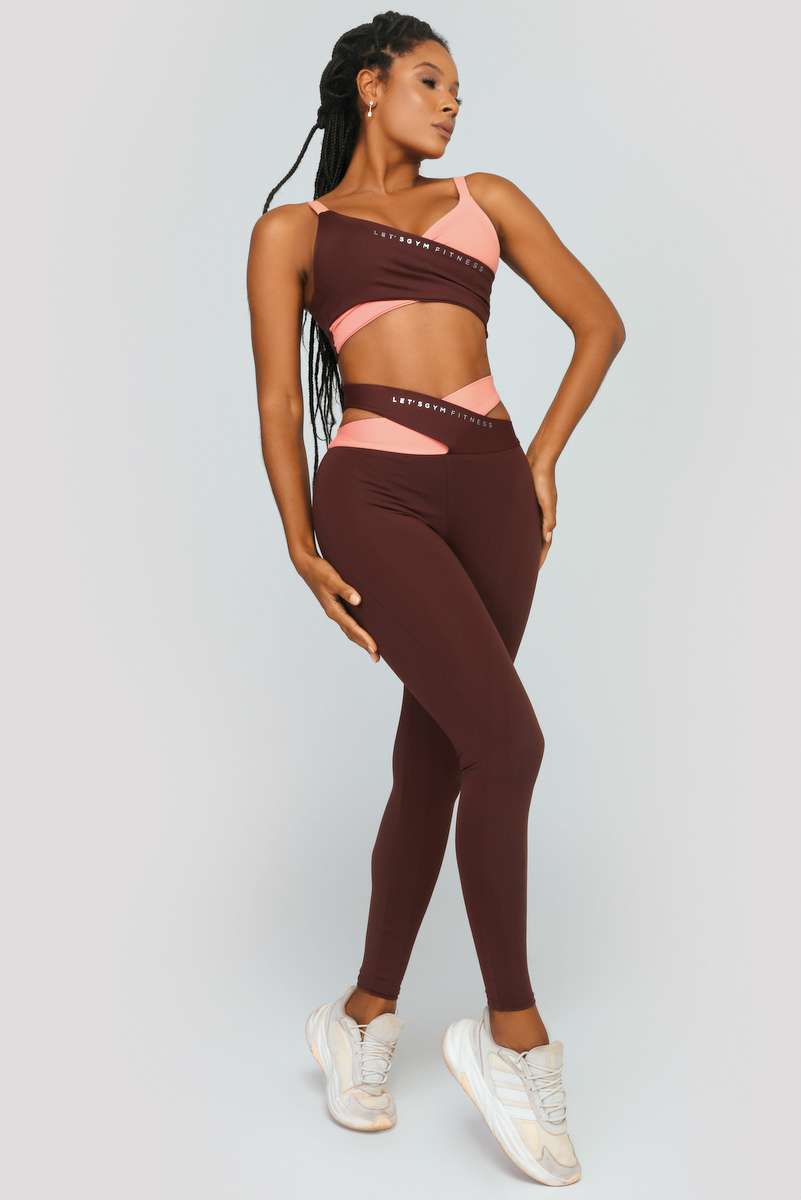 Lets Gym - Influence Coffee Leggings - 2491CF