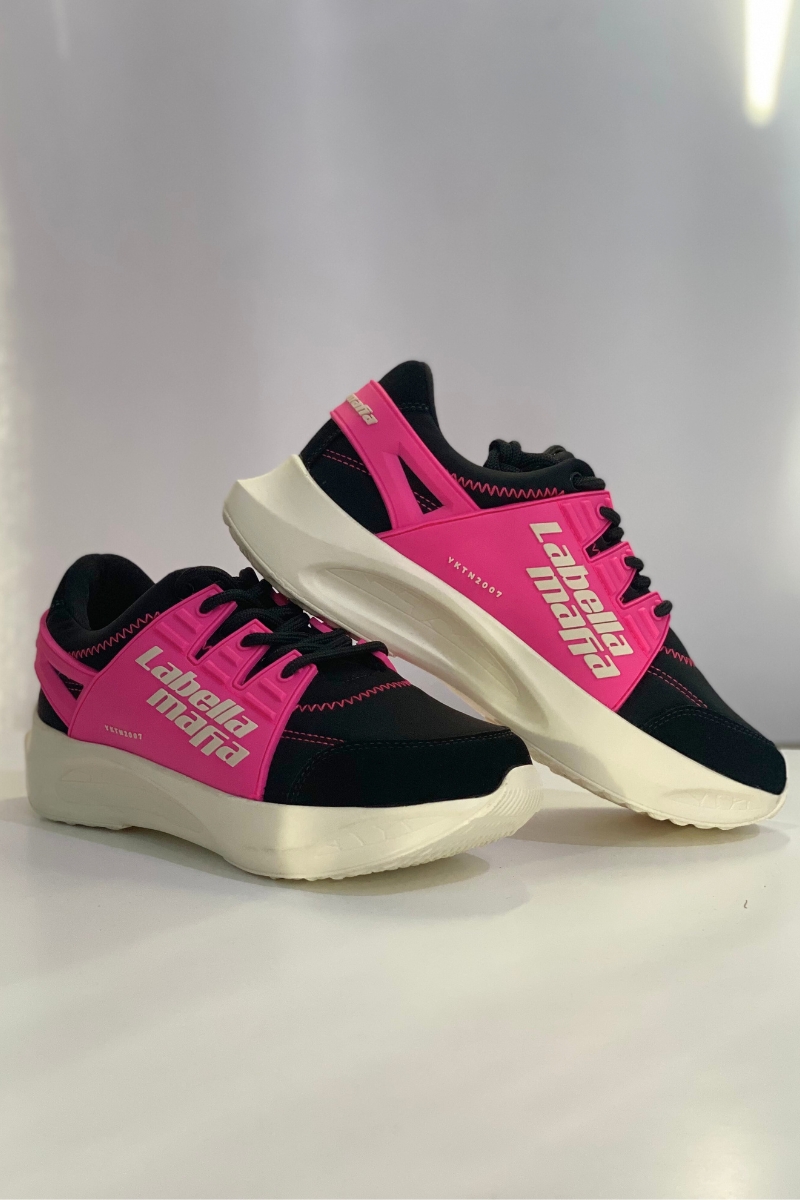 Labellamafia - Tennis Labellamafia Black and Pink - 32573