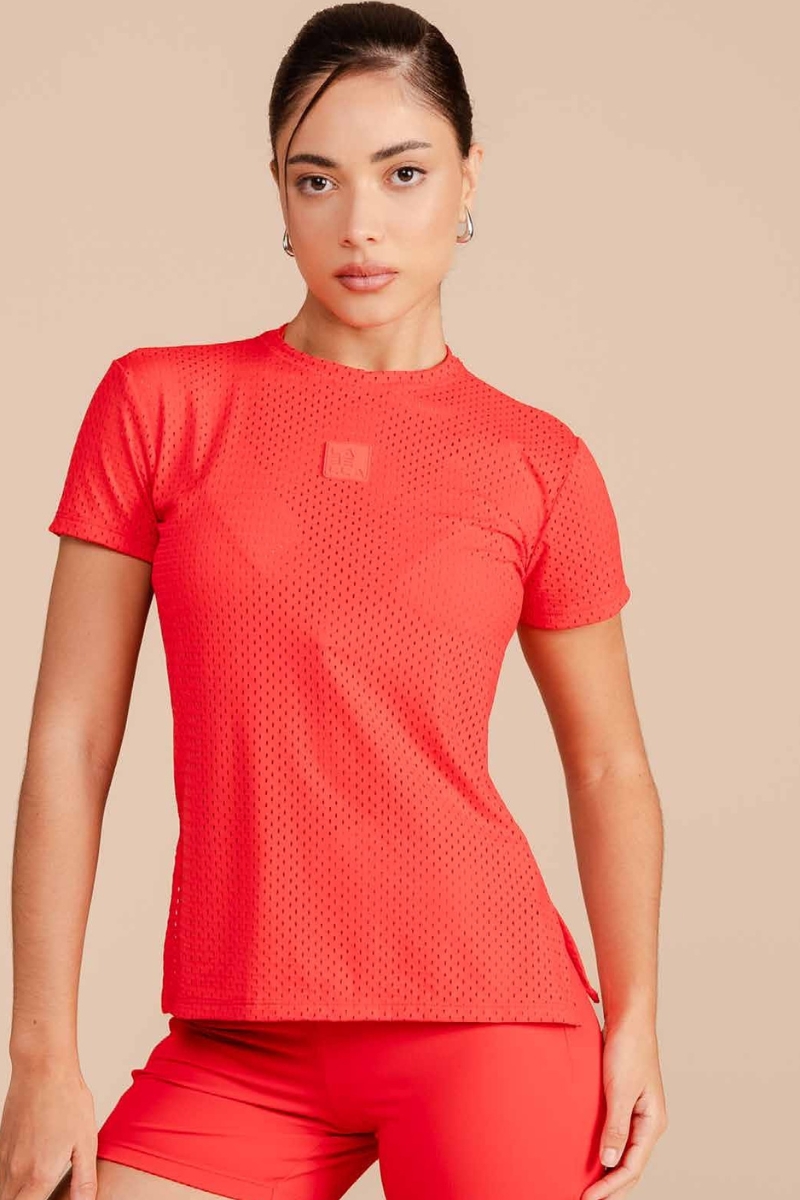 Labellamafia - Labellamafia Red Sports Shirt - 33700