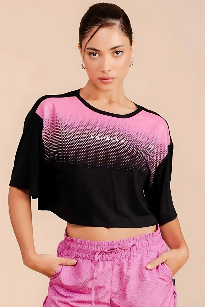 Labellamafia - Cropped Printed Sports Labellamafia - 33953