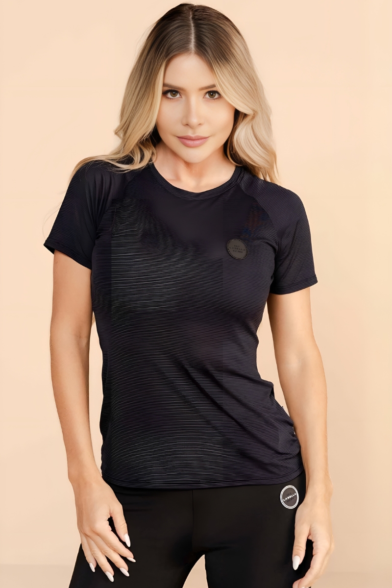 Labellamafia - Labellamafia Black Basic Shirt - 33478