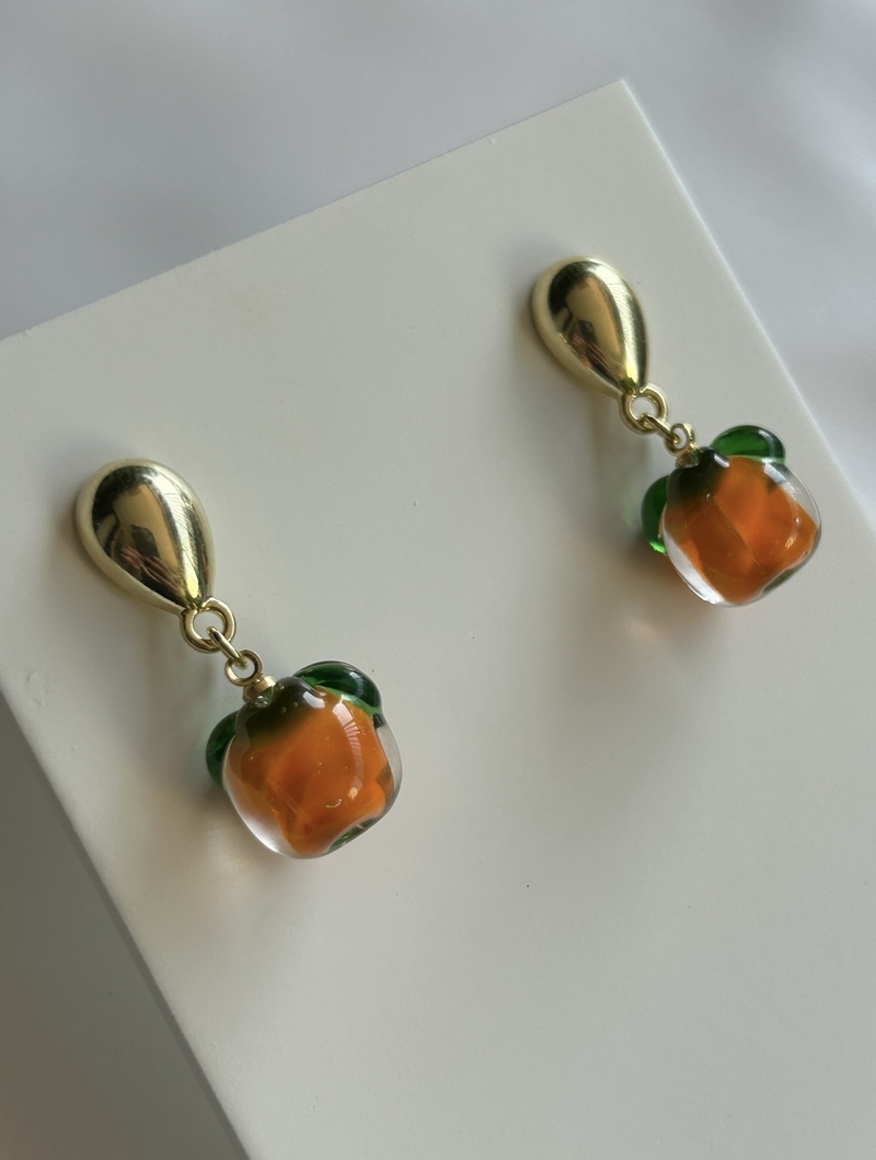 Mikabe - Earring Murano Pitanga - MK1804