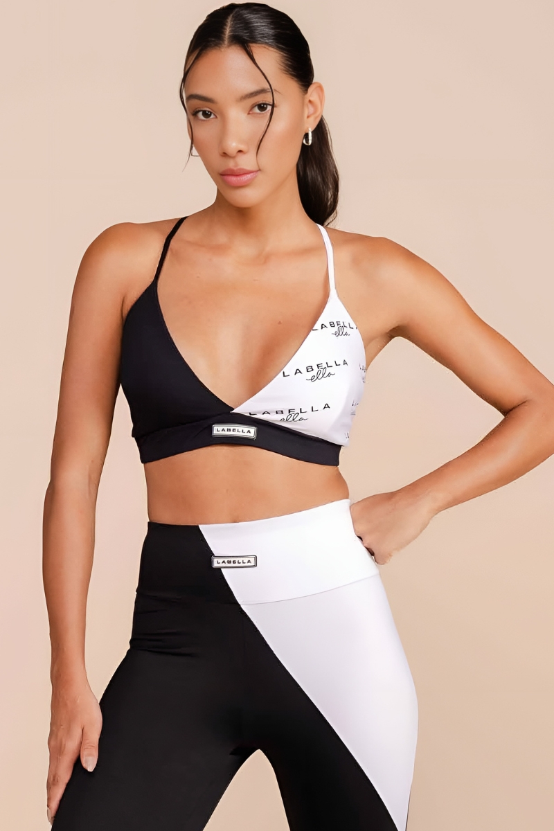 Labellamafia - Labellamafia Black and White Sports Top - 33819