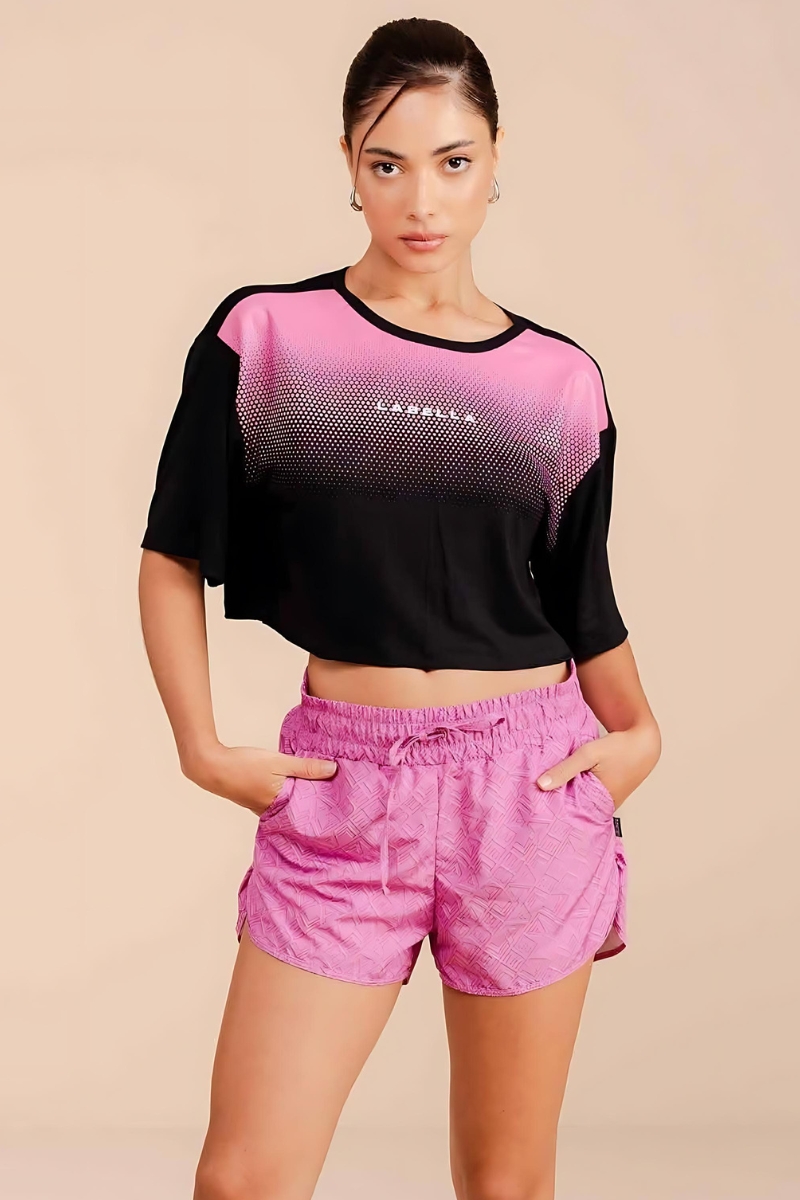 Labellamafia - Labellamafia Pink Sports Boxer Shorts - 33980