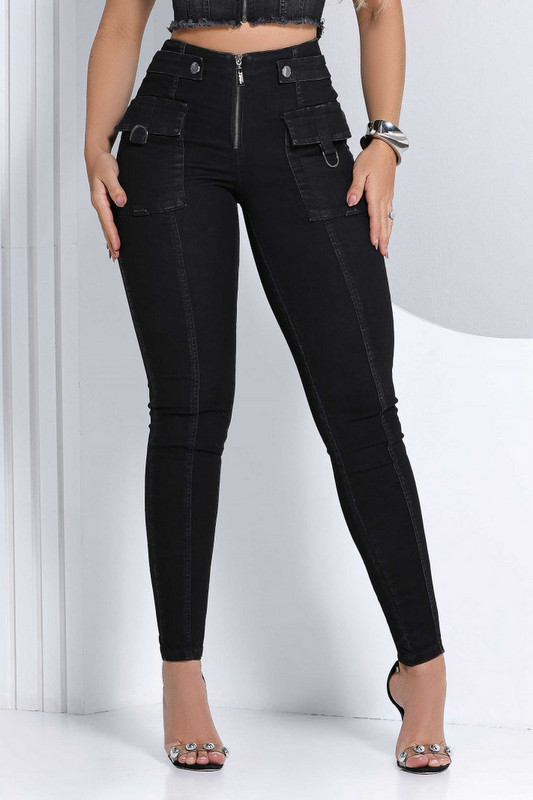 Pit Bull Jeans - Black Pit Bull Hot Pants - 82138