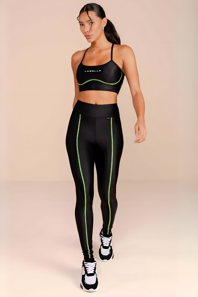 Labellamafia - Black Labellamafia Sports Legging - 33866