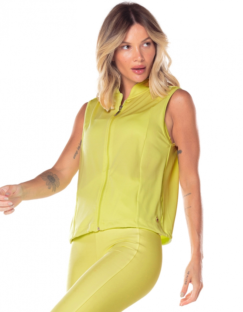 Vestem - Daisy Yellow Firefly Vest with Pockets - COL11.V25.C0507