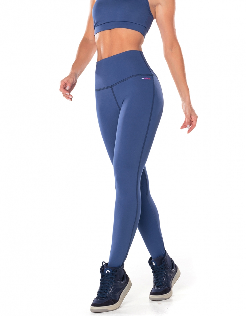 Vestem - Legging Sculpting Cosmic Azul Jeans - FS1420.V25.C0257