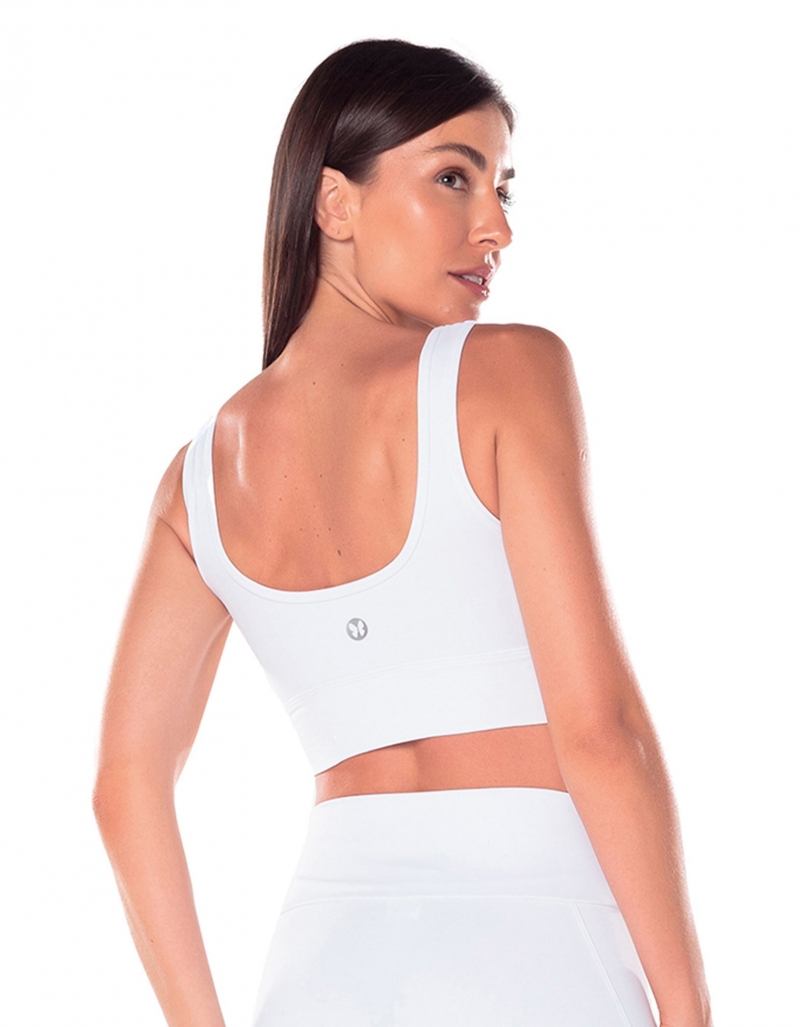 Vestem - Margot White Crop Top - TOP1034.ESS.C0001